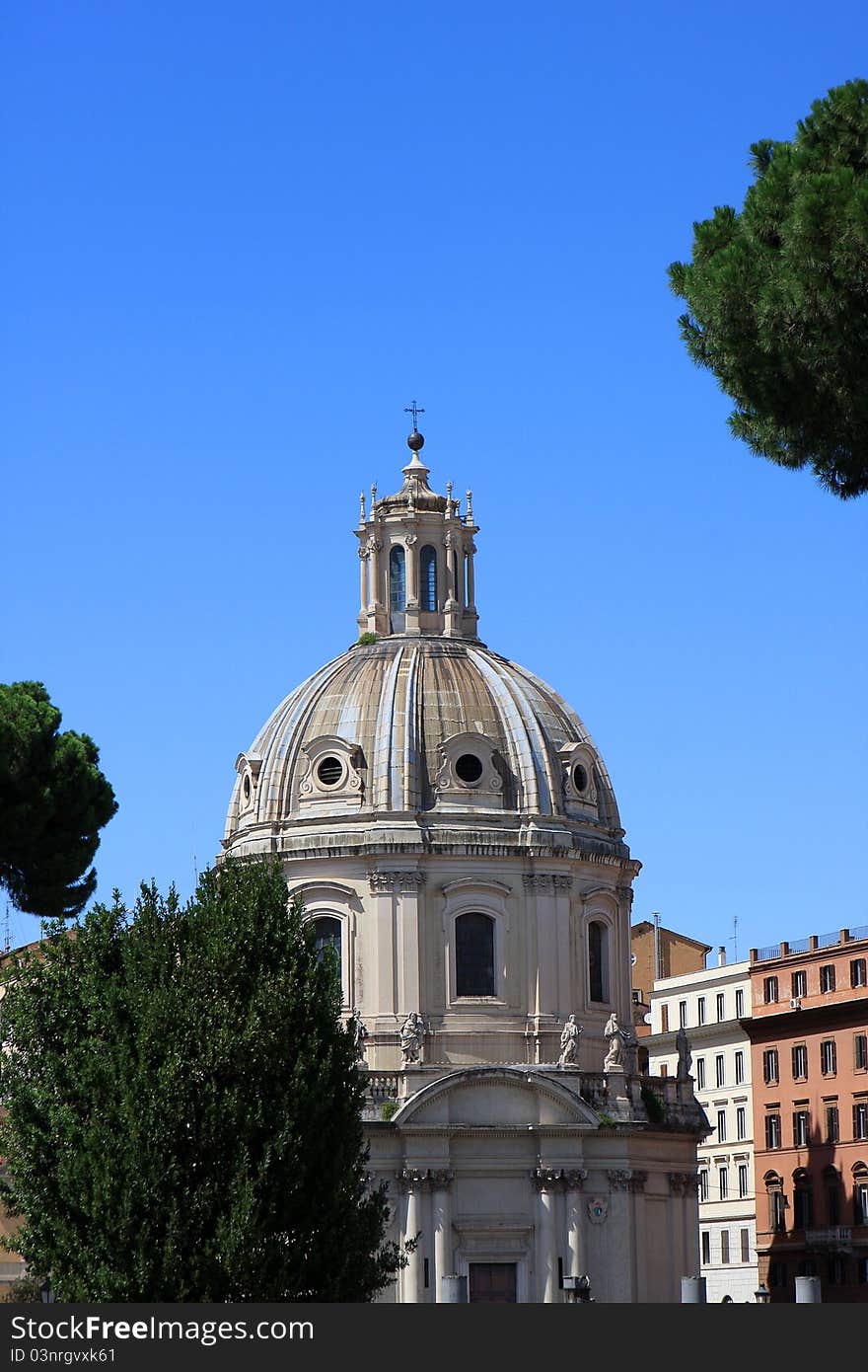 Church of the Most Holy Name of Mary (Santissimo Nome di Maria) at the Trajan Forum, Rome, Italy