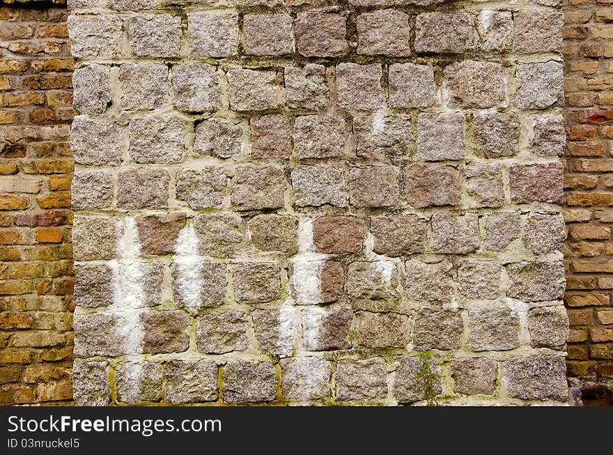 Old Stone Bricks Wall Background