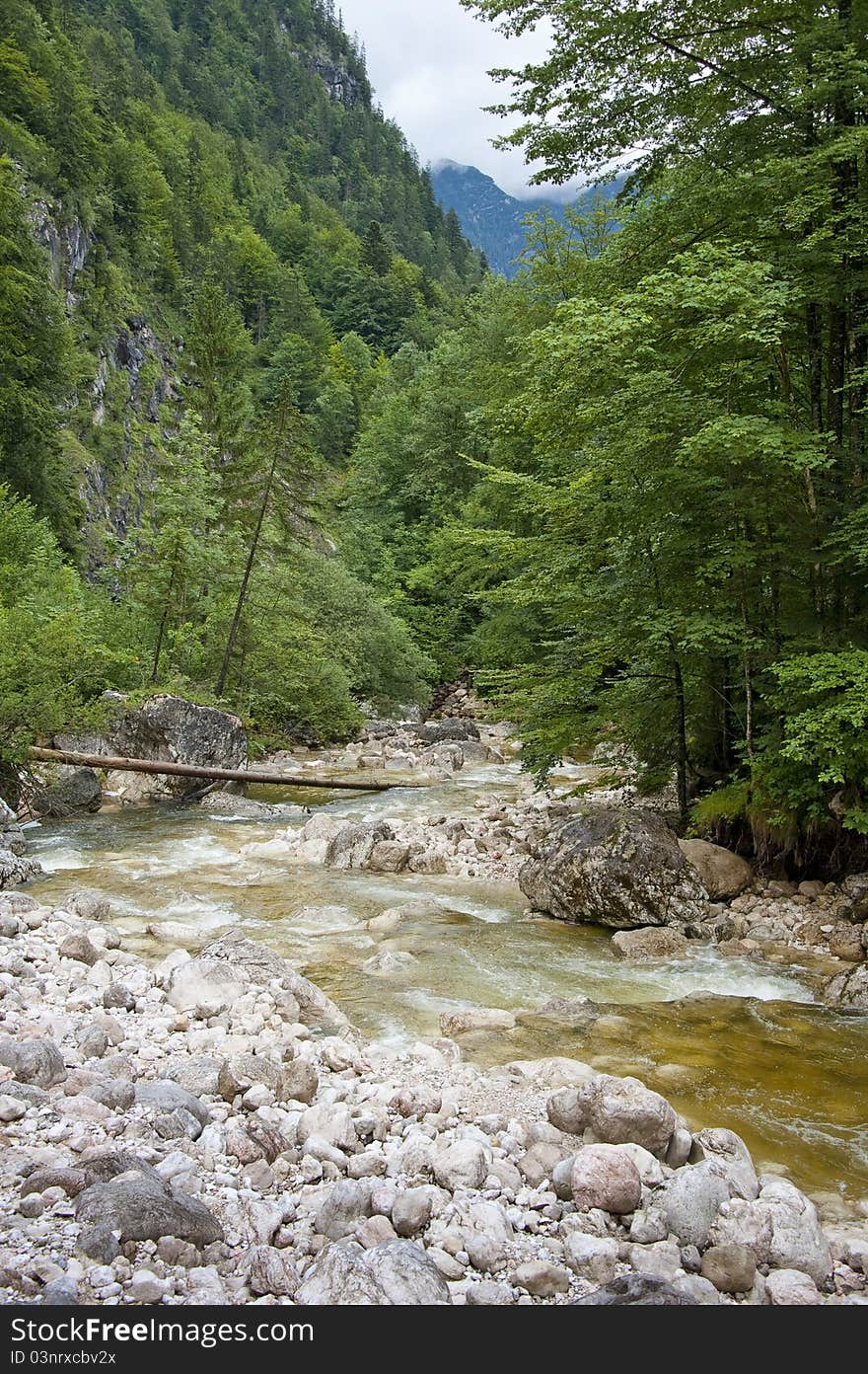 River in the Alps mountain. River in the Alps mountain