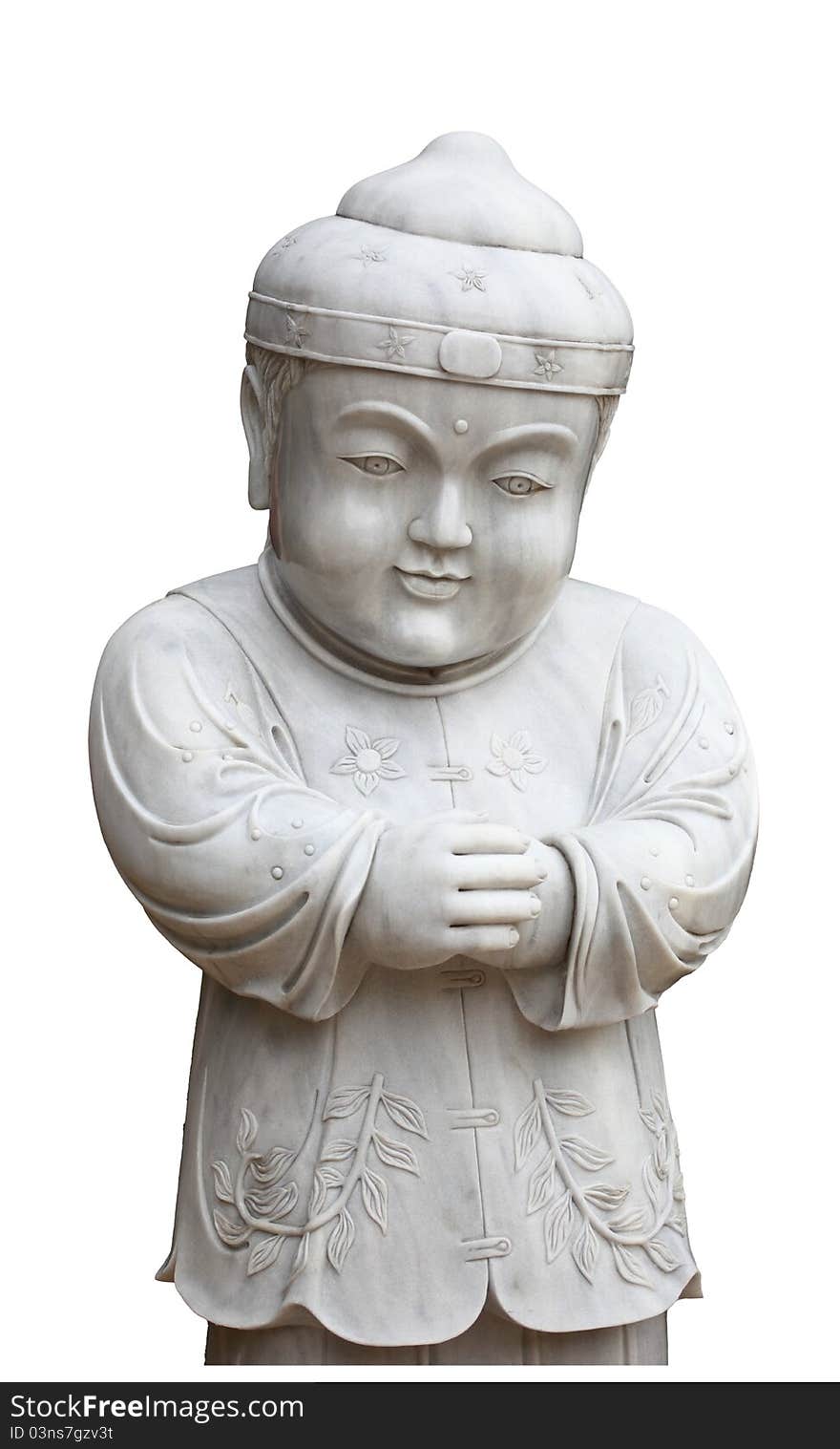 Chinese children marble Stone carving