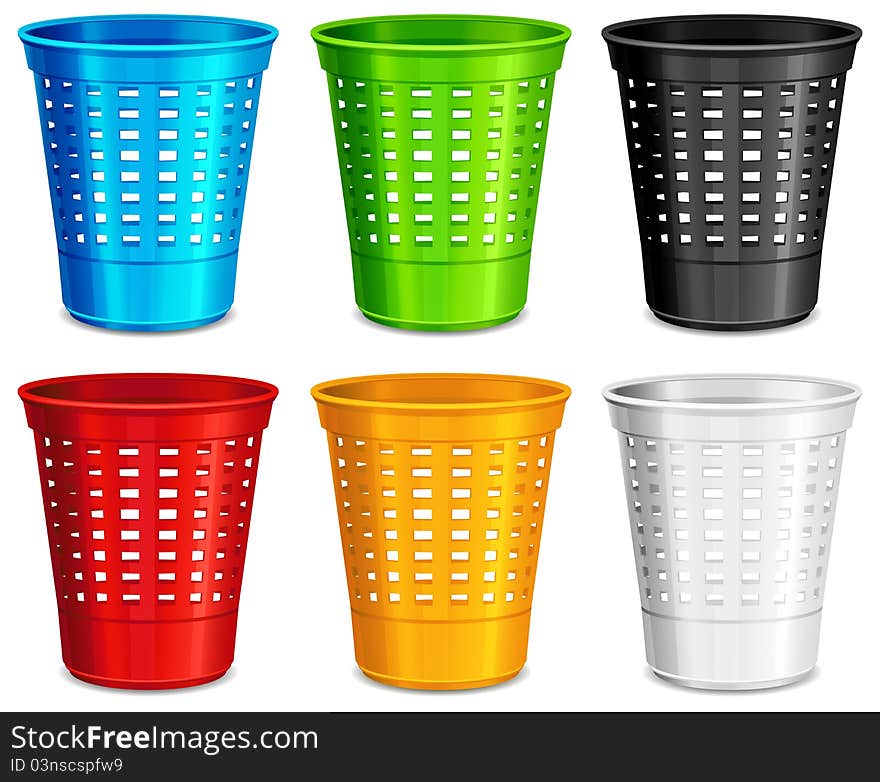 Color Plastic Basket