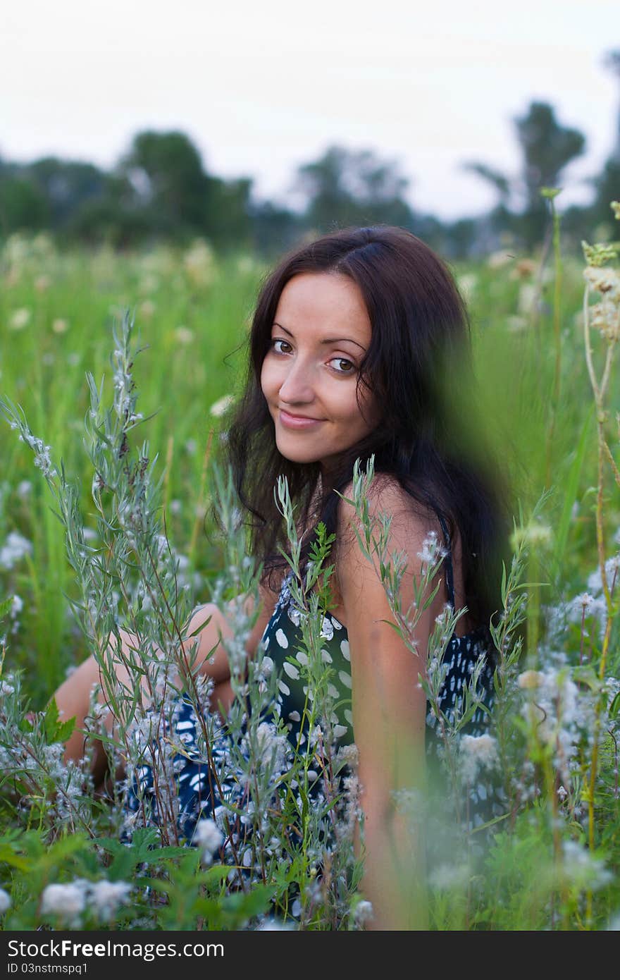 Portrait of a girl outdoors