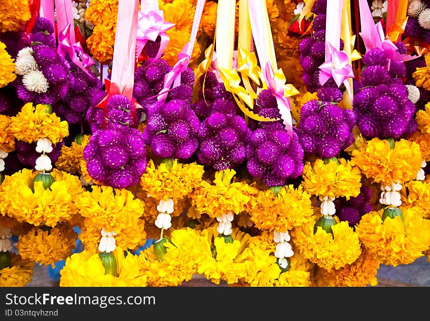 Colorful Flower Garland