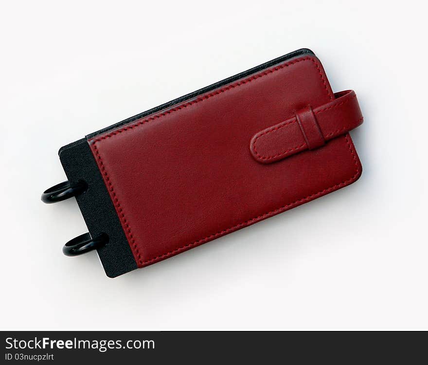 Leather Burgundy Address Book