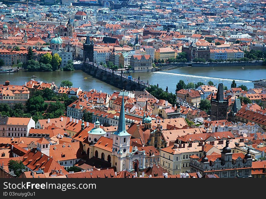 The Vltava in Prague