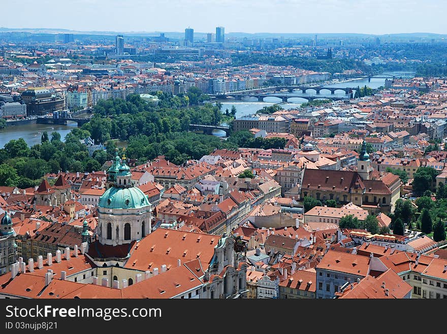 Mala Strana area in Prague