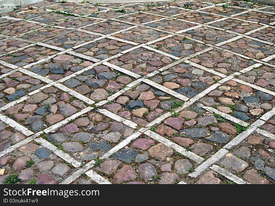 Stone Pavement Of The 19th Century