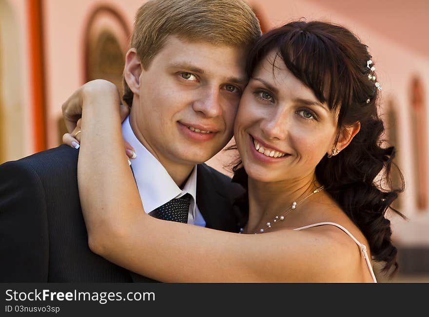 A young couple out for a walk. A young couple out for a walk