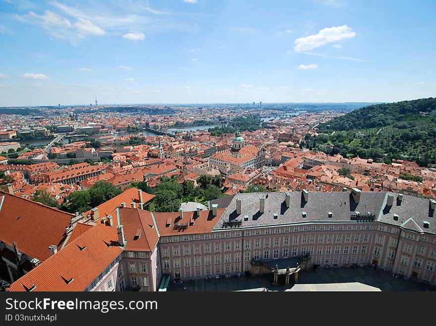 In the castle of Prague