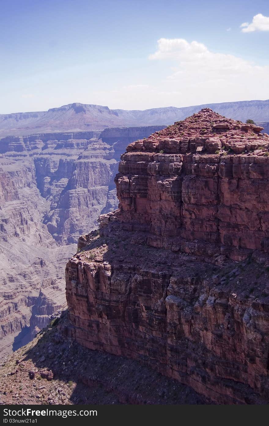 Grand Canyon West Rim under sunshine