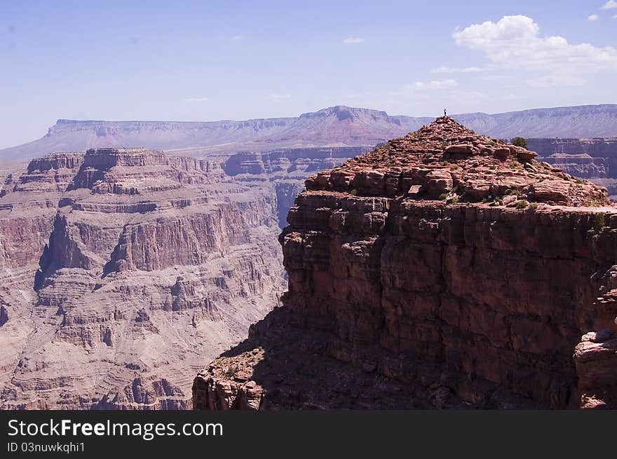 Grand Canyon west rim top