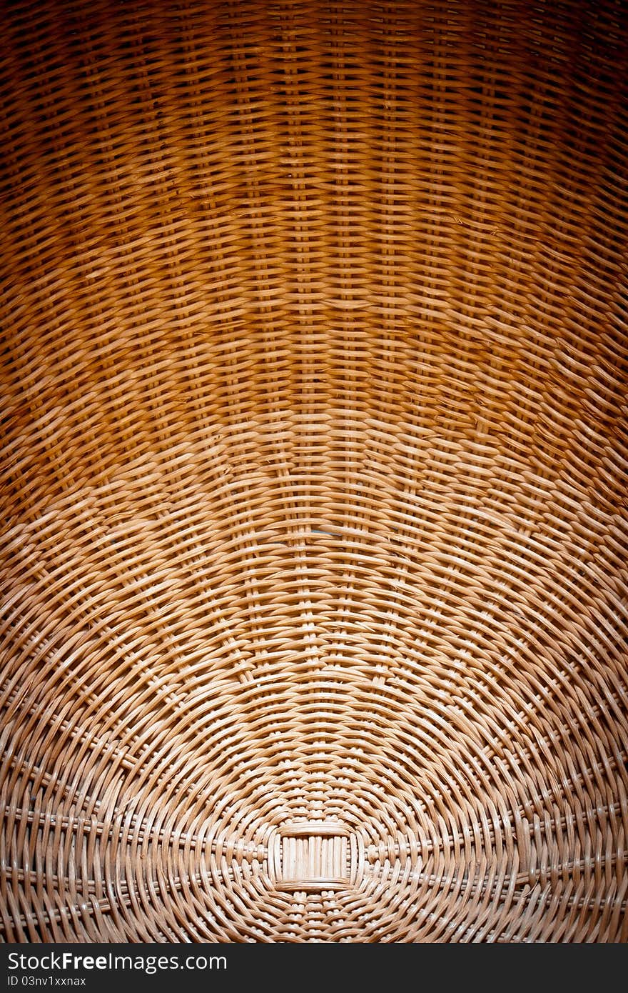 A Wicker pattern with a curved surface. A Wicker pattern with a curved surface