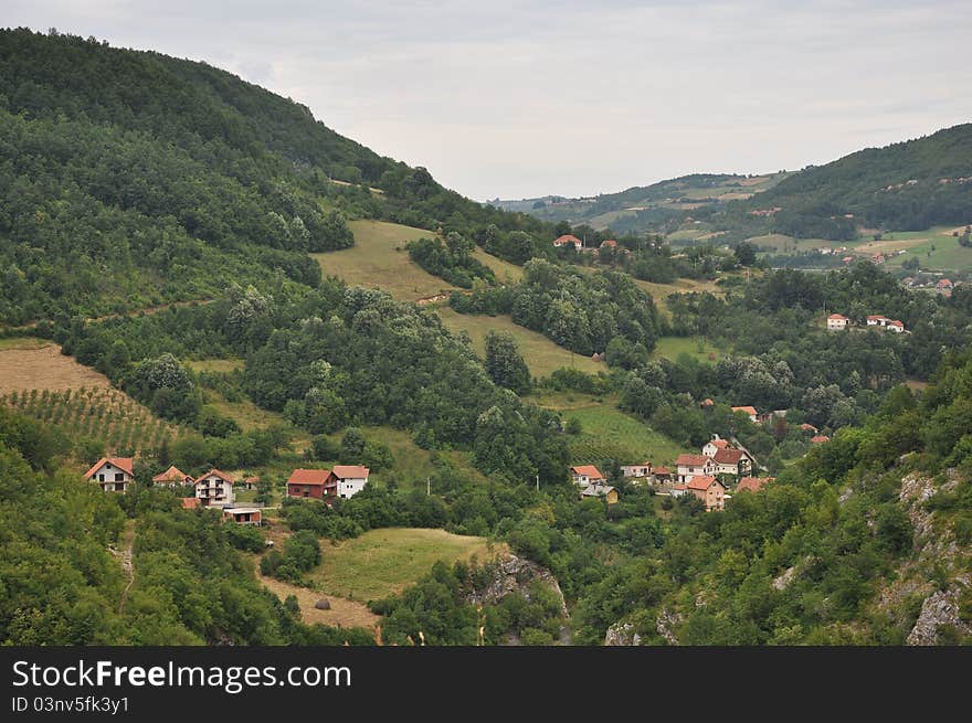 Landscape near Arilje. It´s a city which is situated aproximately 200 kilometres south from Belgrade. Landscape near Arilje. It´s a city which is situated aproximately 200 kilometres south from Belgrade.