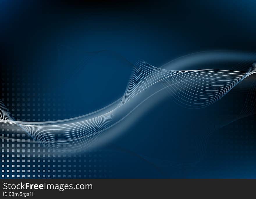 Blue business design for background