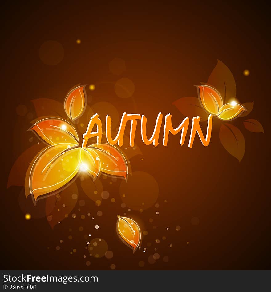 Image of abstract autumn background