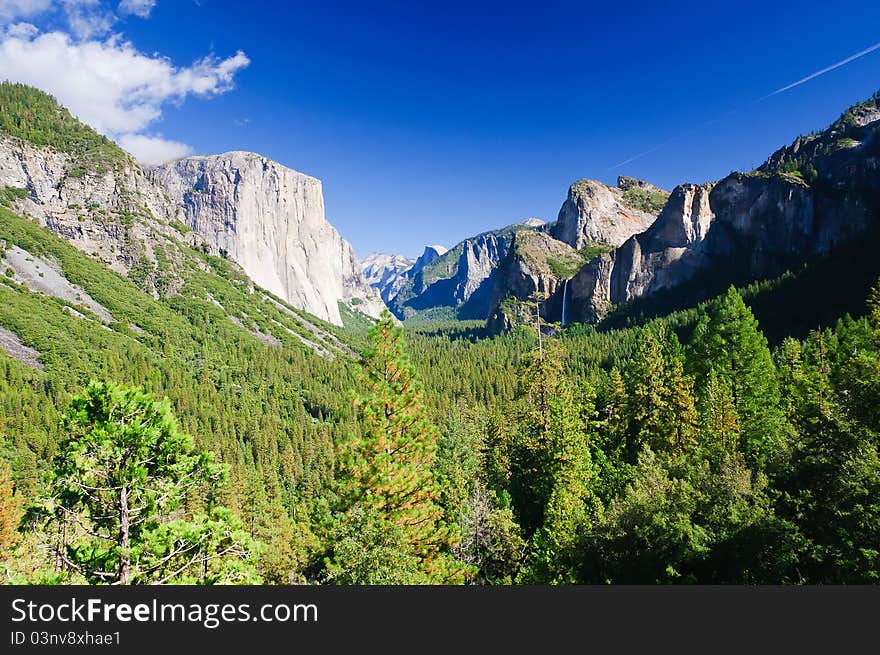 Yosemite Falls in Yosemite National Park, California. Yosemite Falls in Yosemite National Park, California