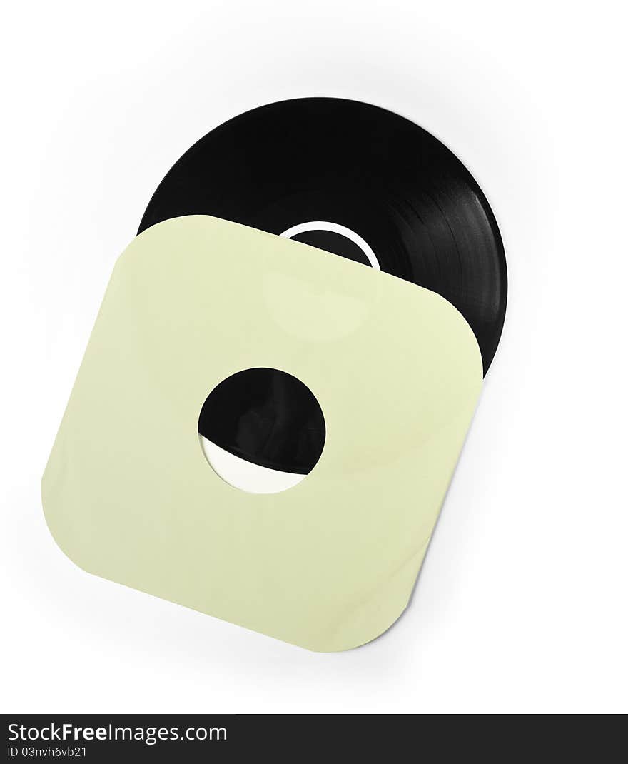 Vinyl LP Record isolated