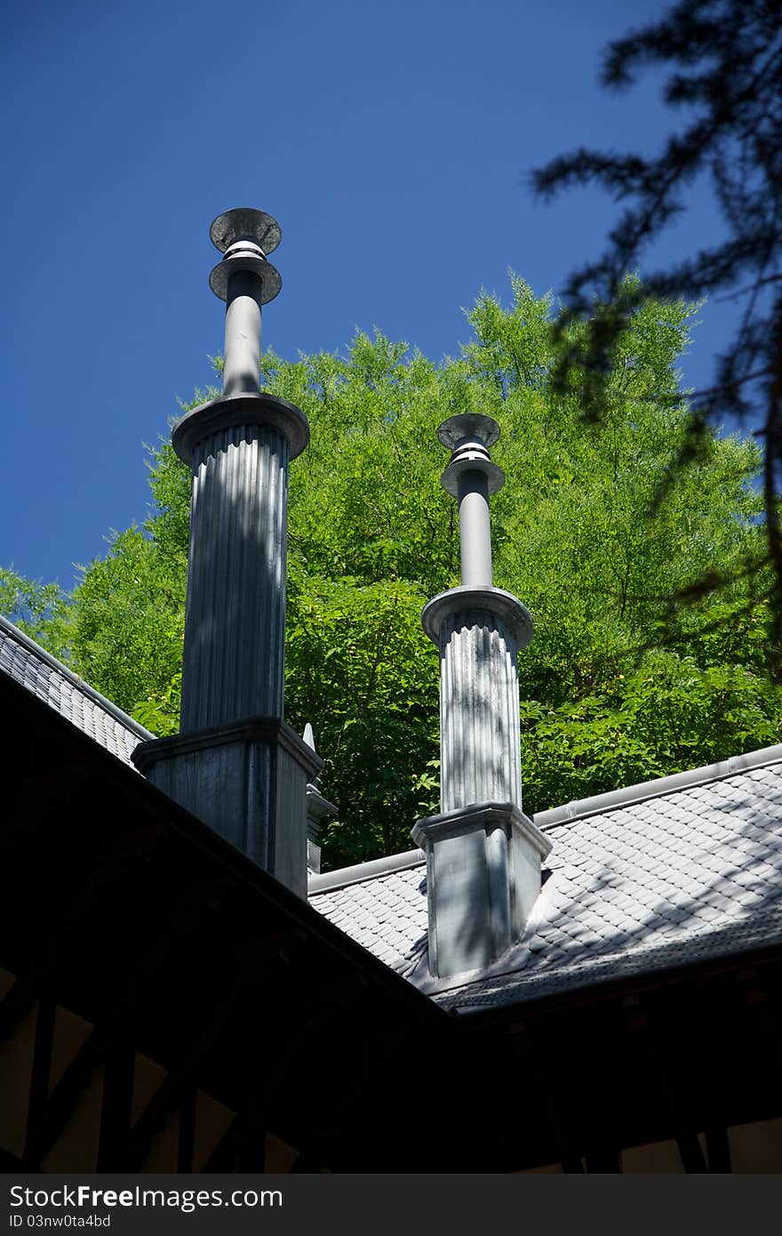 Ancient chimneys at Campo del Moro