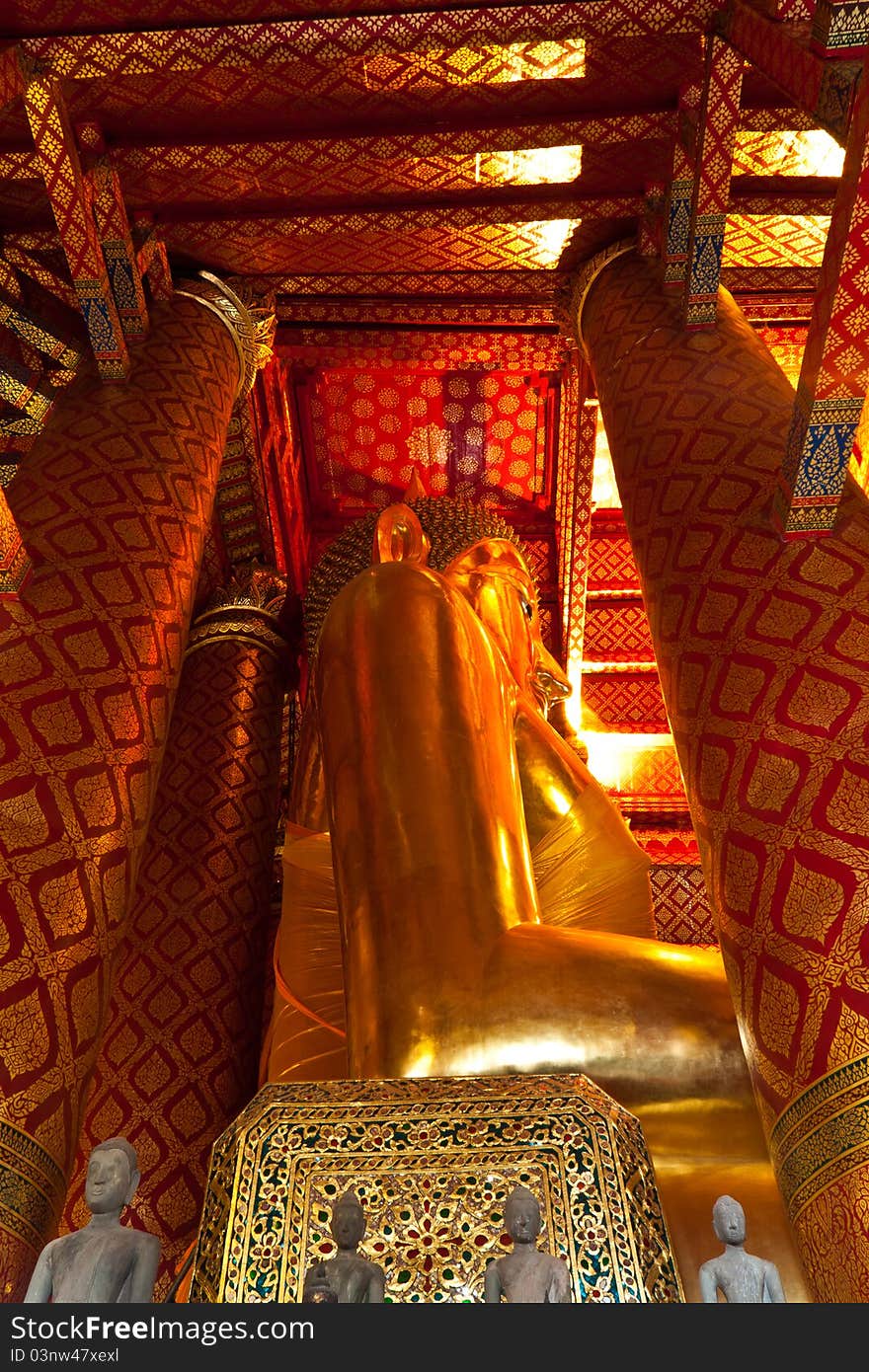 Big Buddha image, Wat Phanan Choeng