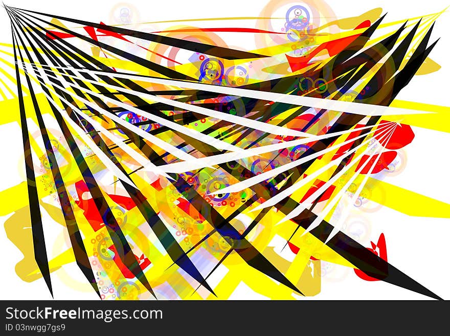 Bright and bold colorful abstract rays backgound