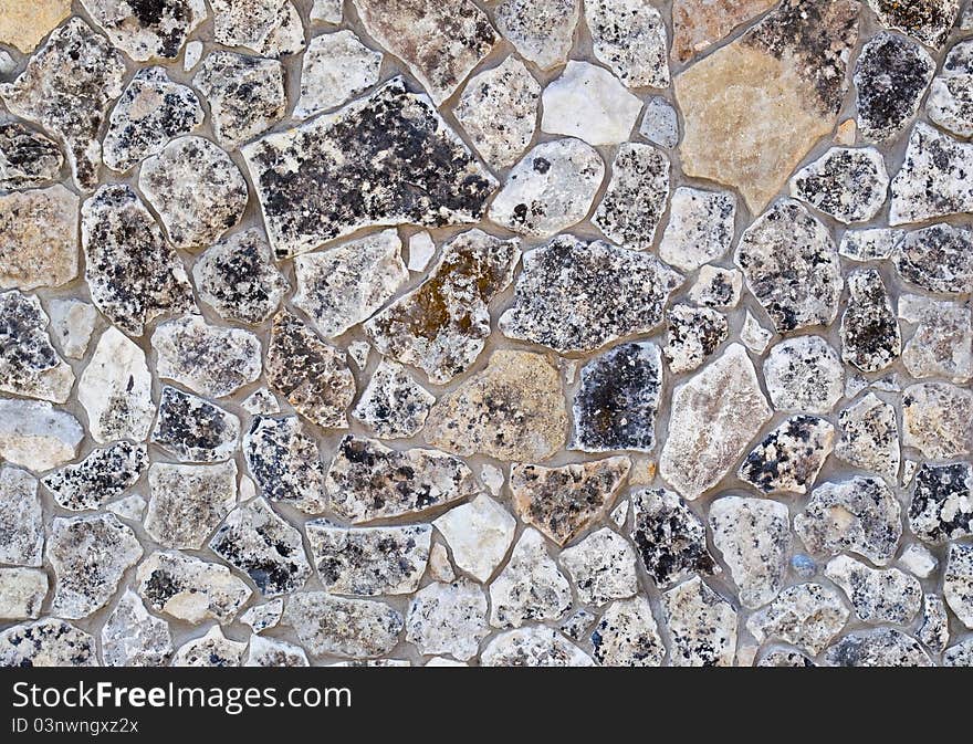 Texture of ancient stone walls as a background