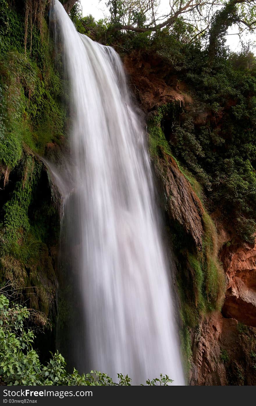 Waterfall at the Monasterio de Piedra