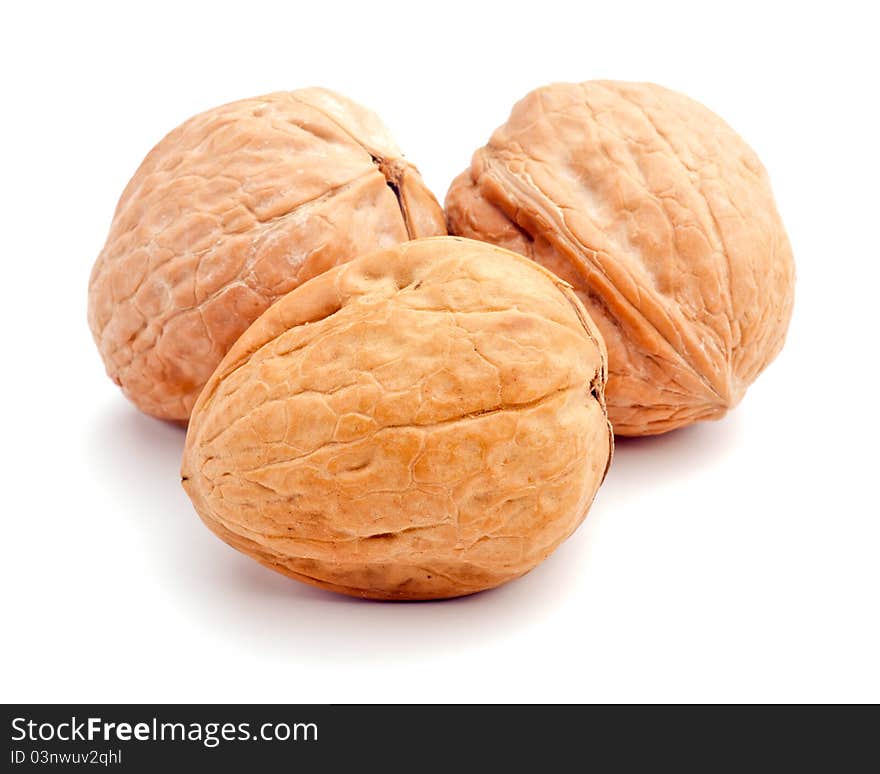 Three walnuts