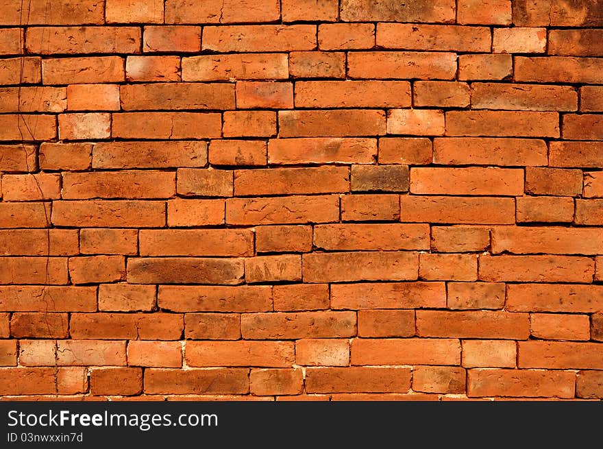 The brick-wall Background and outdoor