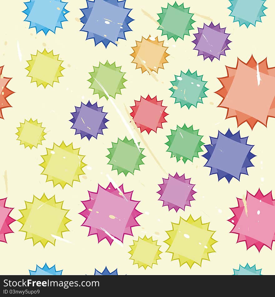 Graphic Background - illustration. Flowers and Lines. Graphic Background - illustration. Flowers and Lines