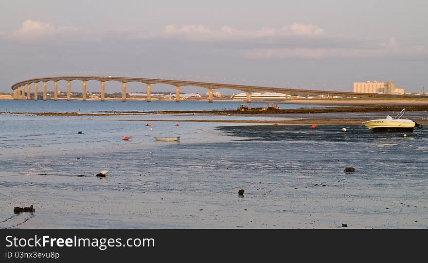 Bridge At Low Tide