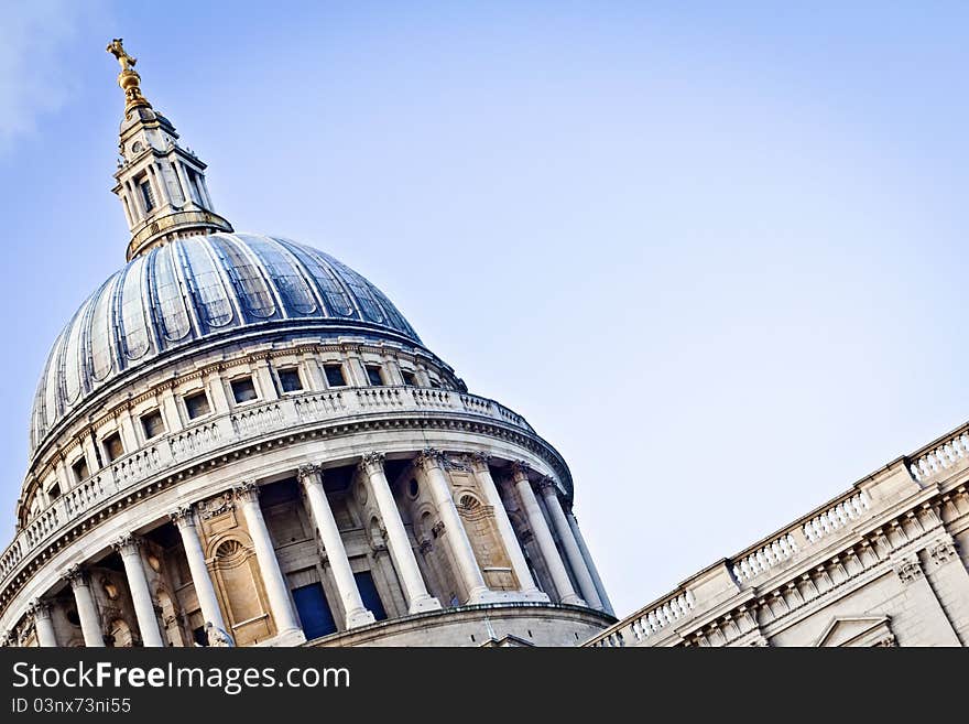 Dome of St Paul's Cathedral, London. Dome of St Paul's Cathedral, London