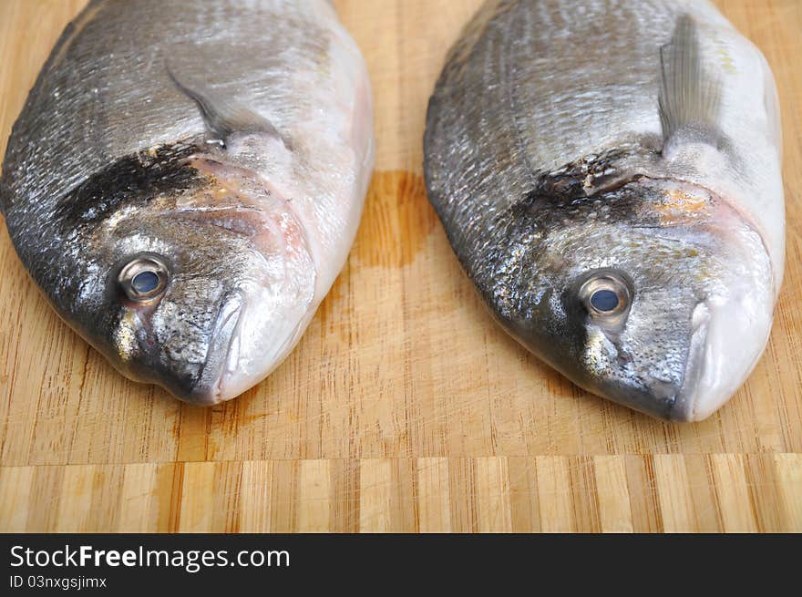 Very fresh fish, two large. Very fresh fish, two large