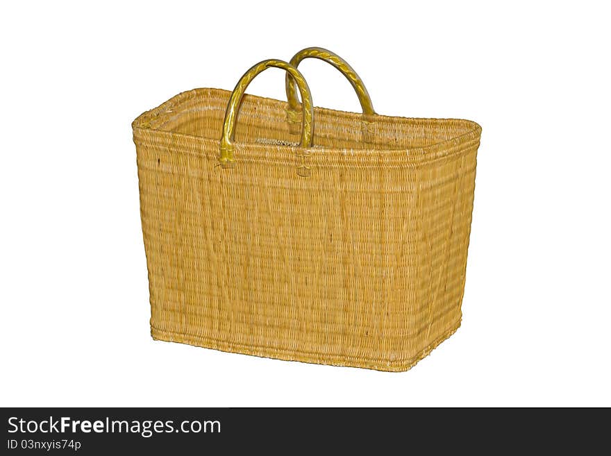 A picnic bag made from buri palm