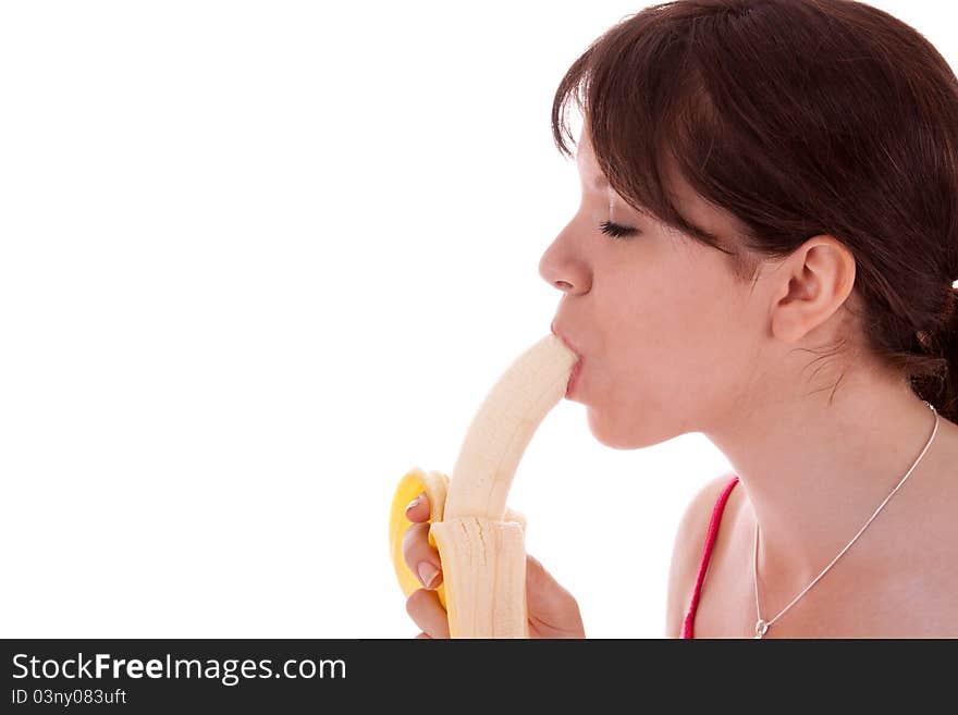 Young Woman With Fruit