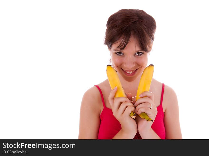 Young Woman With Fruit