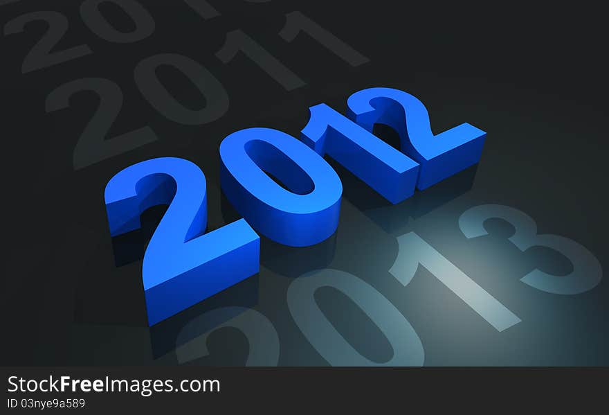 2012 in blue