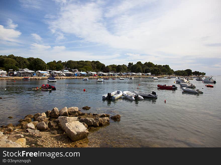 A camping with beach in croatia