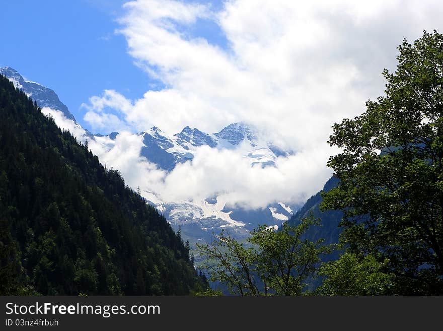 Alpine mountains