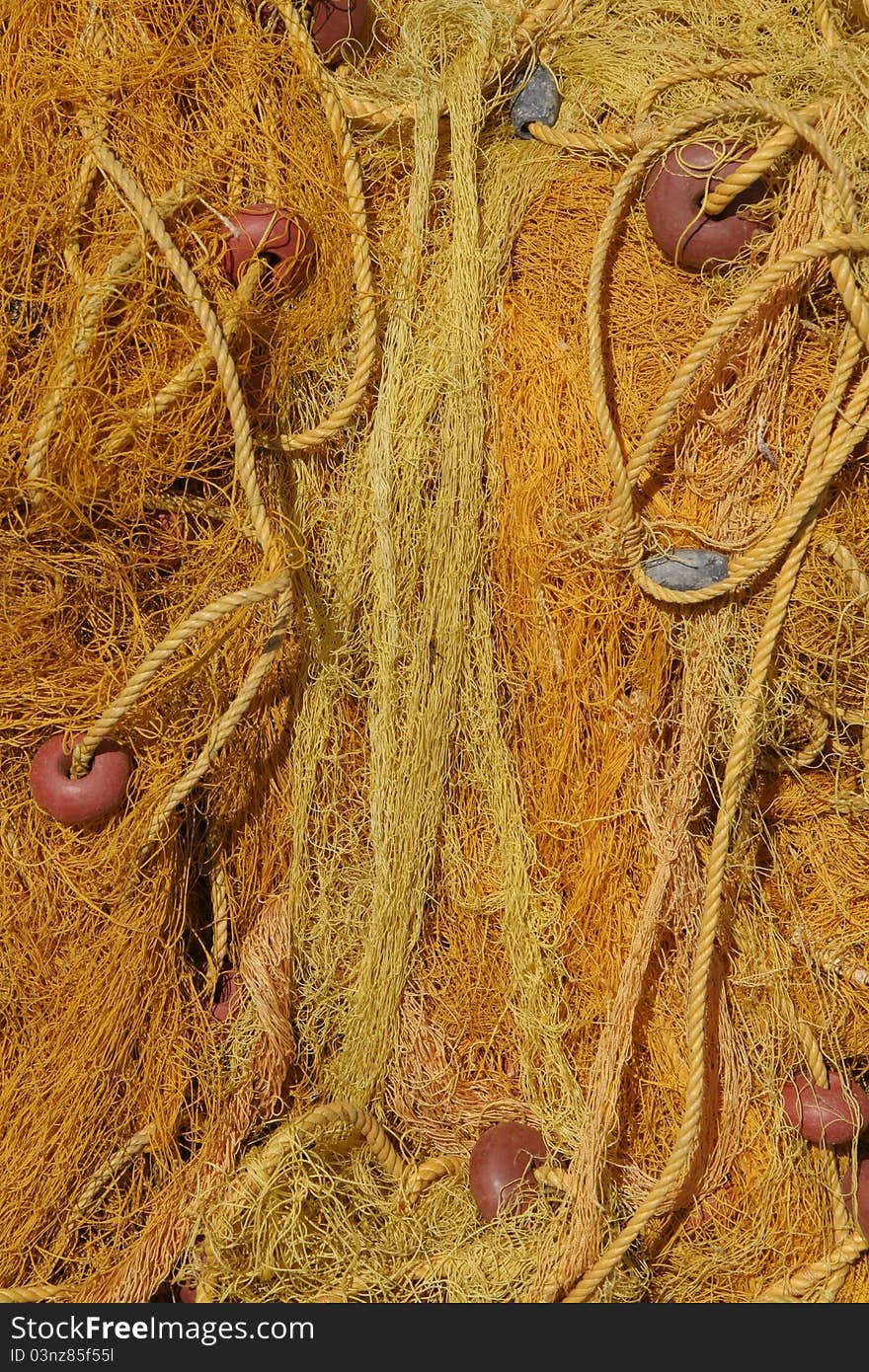 Fishing nets as background with perls. Fishing nets as background with perls