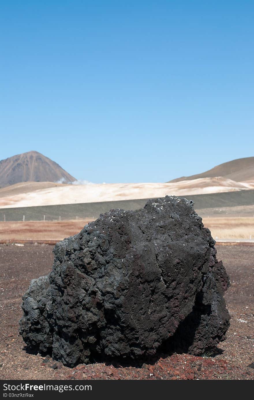 Block Lava In Iceland