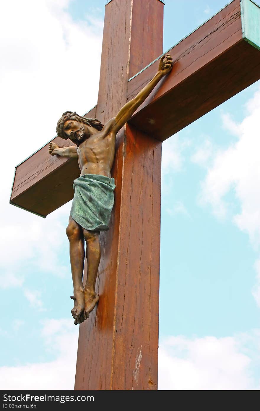 Jesus Christ crucified symbol of God's love