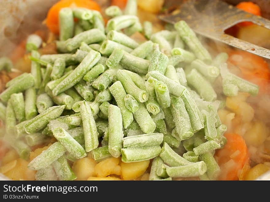 Frozen green beans