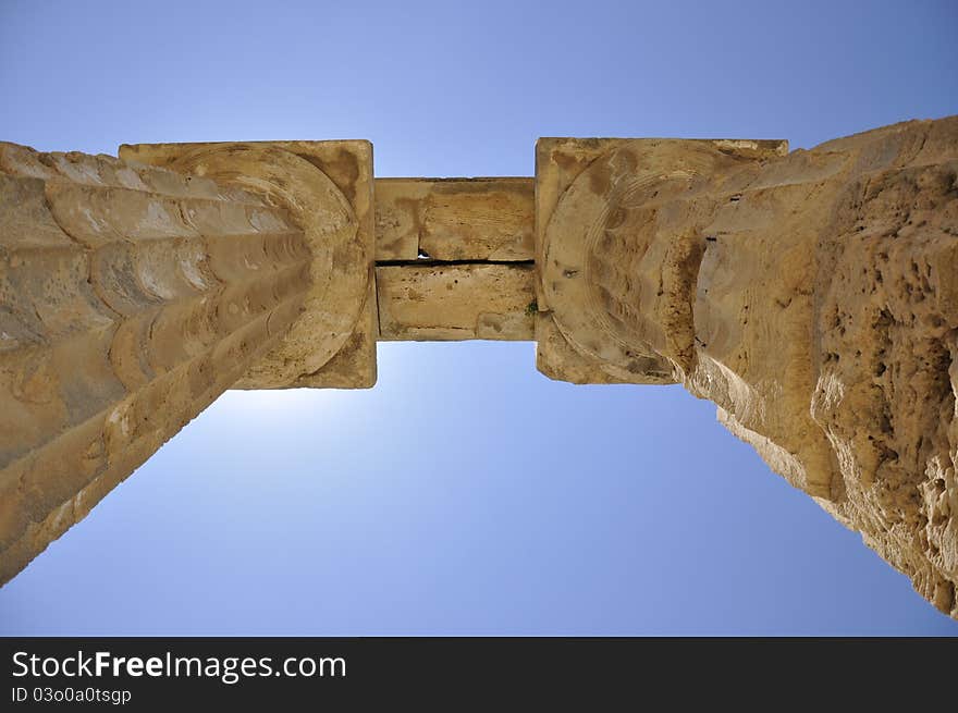 Greek temple in Sicily. Italy.