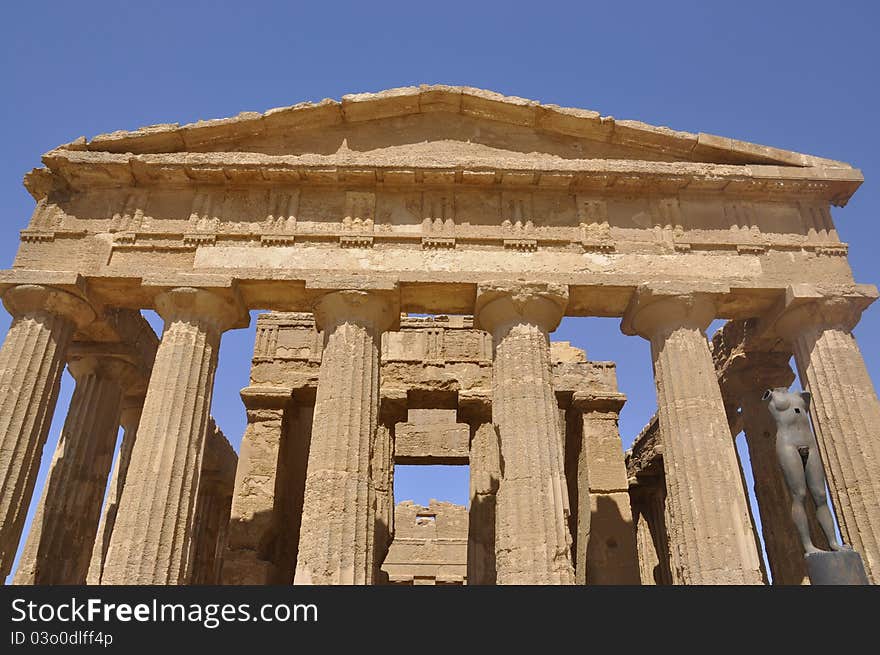 Greek temple insegesta, Sicily. Italy. Greek temple insegesta, Sicily. Italy.