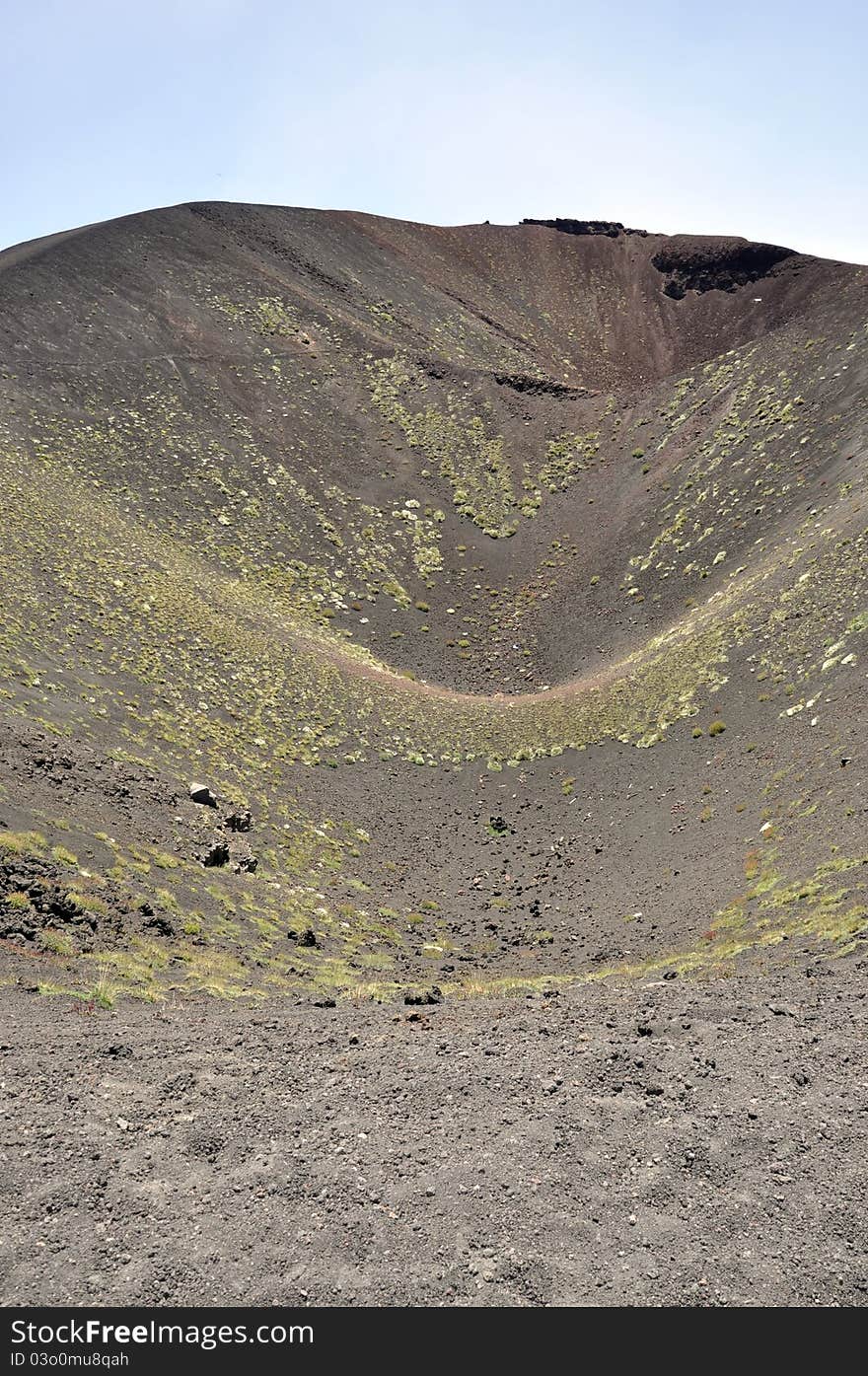 Craters Of Etna. Sicily. Italy.