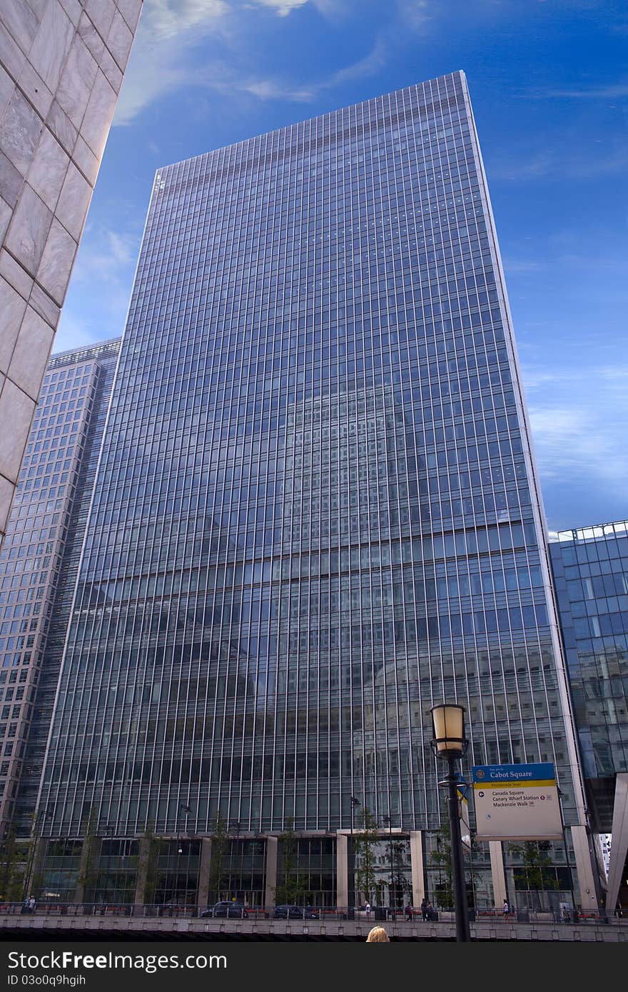 Corporate building in the City of London. Corporate building in the City of London