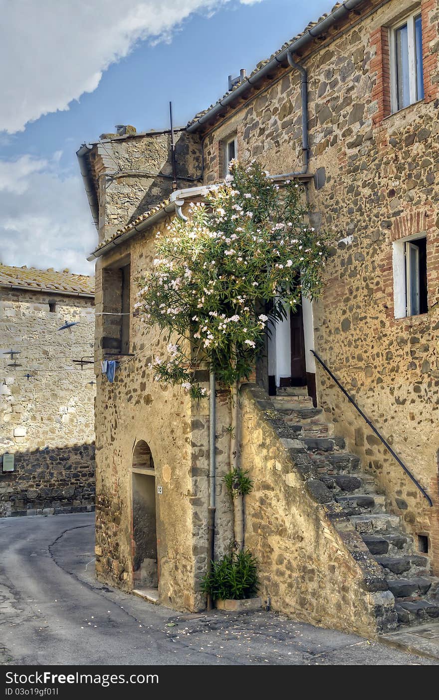 Typical House in a small village in Tuscany, Italy. Typical House in a small village in Tuscany, Italy