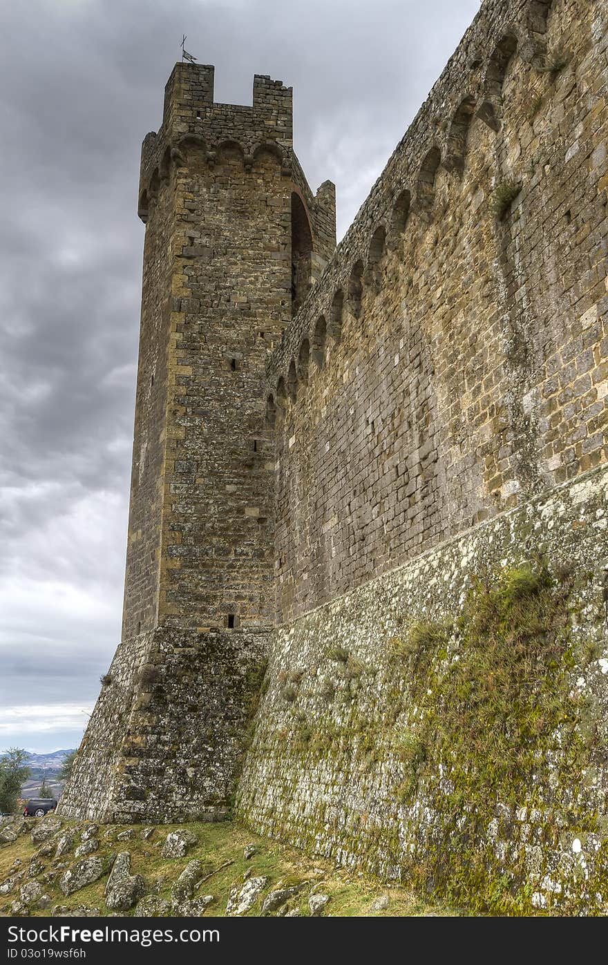 The Fort in Montalcino, Tuscany, Italy