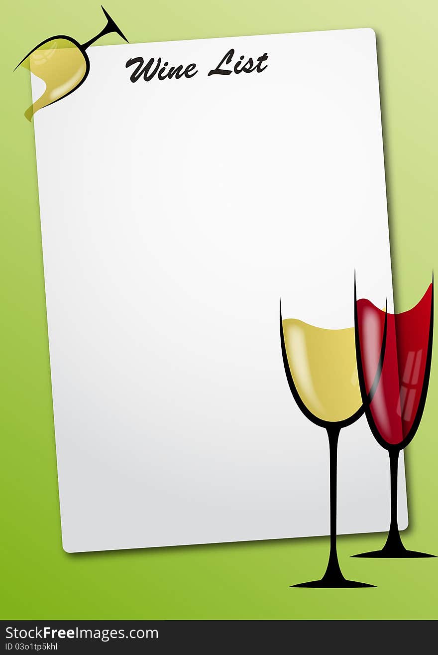 Wine Glass Sheet