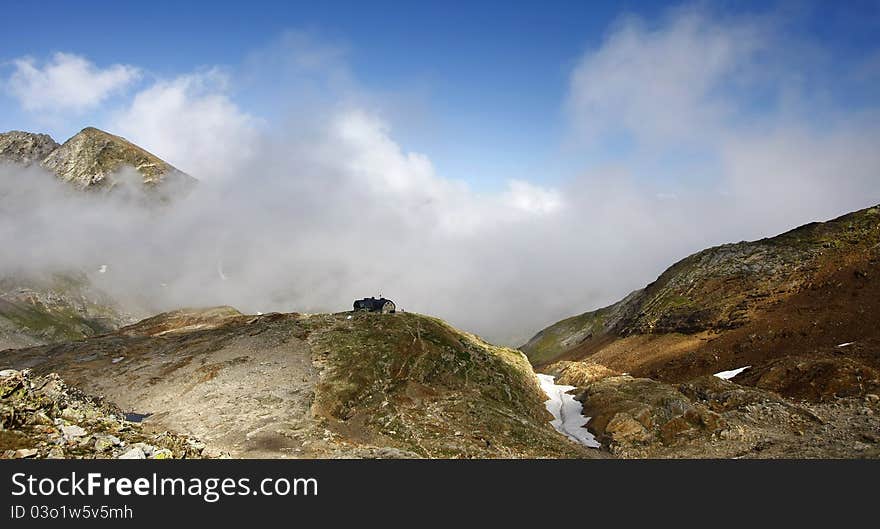 Refuge of the Pyrenees called Bayssellance